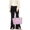 imageYZAOLL Purses for Women Faux Leather Medium Large Tote Satchel Shoulder Purse Handbag Wallet setQqianpurple