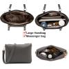 imagePurse Women Handbag Wallet Shoulder Bags Tote shoulder Hobo 3pcs Purse Set DarkGrey
