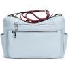 imageYZAOLL Large Crossbody Bag for Women Vegan Leather Tote with Adjustable Wide Strap Waterresistant Work Purse with 10 PocketsAyblue