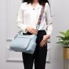 imageYZAOLL Large Crossbody Bag for Women Vegan Leather Tote with Adjustable Wide Strap Waterresistant Work Purse with 10 PocketsAyblue