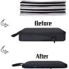 imageYZAOLL 3 Set6 Set7 Set Compression Packing Cubes Travel Accessories Expandable Packing OrganizersTravel Essentials for Carry on 6 Set GrayBlueA3set Black