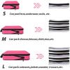 imageYZAOLL 3 Set6 Set7 Set Compression Packing Cubes Travel Accessories Expandable Packing OrganizersTravel Essentials for Carry on 6 Set GrayBlueA3set Rose