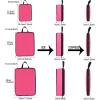 imageYZAOLL 3 Set6 Set7 Set Compression Packing Cubes Travel Accessories Expandable Packing OrganizersTravel Essentials for Carry on 6 Set GrayBlueB6set BlueRose