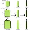 imageYZAOLL 3 Set6 Set7 Set Compression Packing Cubes Travel Accessories Expandable Packing OrganizersTravel Essentials for Carry on 6 Set GrayBlueB6set BlueGreen
