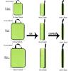 imageYZAOLL 3 Set6 Set7 Set Compression Packing Cubes Travel Accessories Expandable Packing OrganizersTravel Essentials for Carry on 6 Set GrayBlueB6set GreenRose