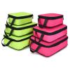 imageYZAOLL 3 Set6 Set7 Set Compression Packing Cubes Travel Accessories Expandable Packing OrganizersTravel Essentials for Carry on 6 Set GrayBlueB6set GreenRose