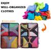 imageYZAOLL 3 Set6 Set7 Set Compression Packing Cubes Travel Accessories Expandable Packing OrganizersTravel Essentials for Carry on 6 Set GrayBlueC7set BlackGray
