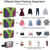 imageYZAOLL 3 Set6 Set7 Set Compression Packing Cubes Travel Accessories Expandable Packing OrganizersTravel Essentials for Carry on 6 Set GrayBlueC7set GrayGreen