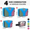 imageYZAOLL 3 Set6 Set7 Set Compression Packing Cubes Travel Accessories Expandable Packing OrganizersTravel Essentials for Carry on 6 Set GrayBlueC7set GrayBlue