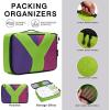 imageYZAOLL 3 Set6 Set7 Set Compression Packing Cubes Travel Accessories Expandable Packing OrganizersTravel Essentials for Carry on 6 Set GrayBlueC7set GrayGreen