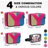 imageYZAOLL 3 Set6 Set7 Set Compression Packing Cubes Travel Accessories Expandable Packing OrganizersTravel Essentials for Carry on 6 Set GrayBlueC7set RoseBlue