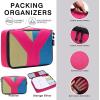 imageYZAOLL 3 Set6 Set7 Set Compression Packing Cubes Travel Accessories Expandable Packing OrganizersTravel Essentials for Carry on 6 Set GrayBlueC7set RoseBlue