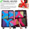 imageYZAOLL 3 Set6 Set7 Set Compression Packing Cubes Travel Accessories Expandable Packing OrganizersTravel Essentials for Carry on 6 Set GrayBlueC7set RoseBlue