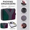imageYZAOLL 3 Set6 Set7 Set Compression Packing Cubes Travel Accessories Expandable Packing OrganizersTravel Essentials for Carry on 6 Set GrayBlueC7set RoseGray
