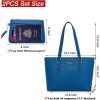 imagePurses for Women Fashion Handbags Wallet Tote Shoulder Bags Casual Crossbody BagsBqueblue