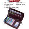 imagePurses for Women Fashion Handbags Wallet Tote Shoulder Bags Casual Crossbody BagsNburgundy2pcs