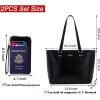 imagePurses for Women Fashion Handbags Wallet Tote Shoulder Bags Casual Crossbody BagsNewblack2pcs
