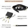 imageYZAOLL 156quot Vegan Leather Laptop Bag for Women Lightweight WaterResistant Work Tote ampamp Briefcase for TravelCollegeOfficeBlack