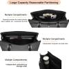 imageYZAOLL 156quot Vegan Leather Laptop Bag for Women Lightweight WaterResistant Work Tote ampamp Briefcase for TravelCollegeOfficeBlack