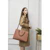 imageYZAOLL 156quot Vegan Leather Laptop Bag for Women Lightweight WaterResistant Work Tote ampamp Briefcase for TravelCollegeOfficeBrown