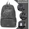 imageYZAOLL 30L Lightweight Packable Travel Hiking Backpack Daypack Foldable Backpack Water Resistant Daypack for Women MenGray