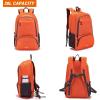 imageYZAOLL 30L Lightweight Packable Travel Hiking Backpack Daypack Foldable Backpack Water Resistant Daypack for Women MenLorange