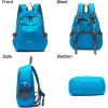 imageYZAOLL Small Lightweight Packable Hiking Backpack 20L Hiking Backpack Day Pack for Women Men Travel Camping VacationBlackA20lblue