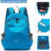 imageYZAOLL Small Lightweight Packable Hiking Backpack 20L Hiking Backpack Day Pack for Women Men Travel Camping VacationBlackA20lblue