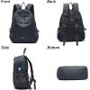imageYZAOLL Small Lightweight Packable Hiking Backpack 20L Hiking Backpack Day Pack for Women Men Travel Camping VacationBlackA20lgray