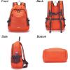 imageYZAOLL Small Lightweight Packable Hiking Backpack 20L Hiking Backpack Day Pack for Women Men Travel Camping VacationBlackA20lorange