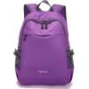 imageYZAOLL Small Lightweight Packable Hiking Backpack 20L Hiking Backpack Day Pack for Women Men Travel Camping VacationBlackA20lpurple
