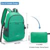 imageYZAOLL Small Lightweight Packable Hiking Backpack 20L Hiking Backpack Day Pack for Women Men Travel Camping VacationBlackA20lqing