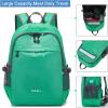 imageYZAOLL Small Lightweight Packable Hiking Backpack 20L Hiking Backpack Day Pack for Women Men Travel Camping VacationBlackA20lqing