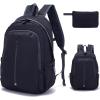 imageYZAOLL Small Lightweight Packable Hiking Backpack 20L Hiking Backpack Day Pack for Women Men Travel Camping VacationBlackZ25lblack