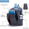 imageYZAOLL Small Lightweight Packable Hiking Backpack 20L Hiking Backpack Day Pack for Women Men Travel Camping VacationBlackZ25ldarkgray