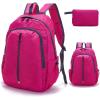imageYZAOLL Small Lightweight Packable Hiking Backpack 20L Hiking Backpack Day Pack for Women Men Travel Camping VacationBlackZ25lrose