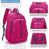 imageYZAOLL Small Lightweight Packable Hiking Backpack 20L Hiking Backpack Day Pack for Women Men Travel Camping VacationBlackZ25lrose