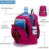 imageYZAOLL Small Lightweight Packable Hiking Backpack 20L Hiking Backpack Day Pack for Women Men Travel Camping VacationBlackZ25lrose