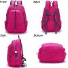 imageYZAOLL Small Lightweight Packable Hiking Backpack 20L Hiking Backpack Day Pack for Women Men Travel Camping VacationBlackZ25lrose