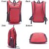 imageYZAOLL Small Lightweight Packable Hiking Backpack 20L Hiking Backpack Day Pack for Women Men Travel Camping VacationOrangeC15lred