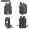 imageYZAOLL Ultra Lightweight Packable Backpack 20L Foldable Backpack Water Resistant Daypack for Women Men Travel Hiking BackpackGray