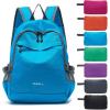imageYZAOLL Small Lightweight Packable Hiking Backpack 20L Hiking Backpack Day Pack for Women Men Travel Camping VacationBlackA20lblue