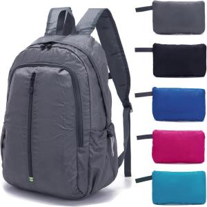 imageYZAOLL Small Lightweight Packable Hiking Backpack 20L Hiking Backpack Day Pack for Women Men Travel Camping VacationOrangeZ25ldarkgray