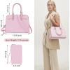 imagePurses for Women Handbag Wallet Tote Shoulder Hobo Bag Top Handle Satchel Purse Set 2pcs with 3 CompartmentsNenpink