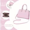 imagePurses for Women Handbag Wallet Tote Shoulder Hobo Bag Top Handle Satchel Purse Set 2pcs with 3 CompartmentsNenpink