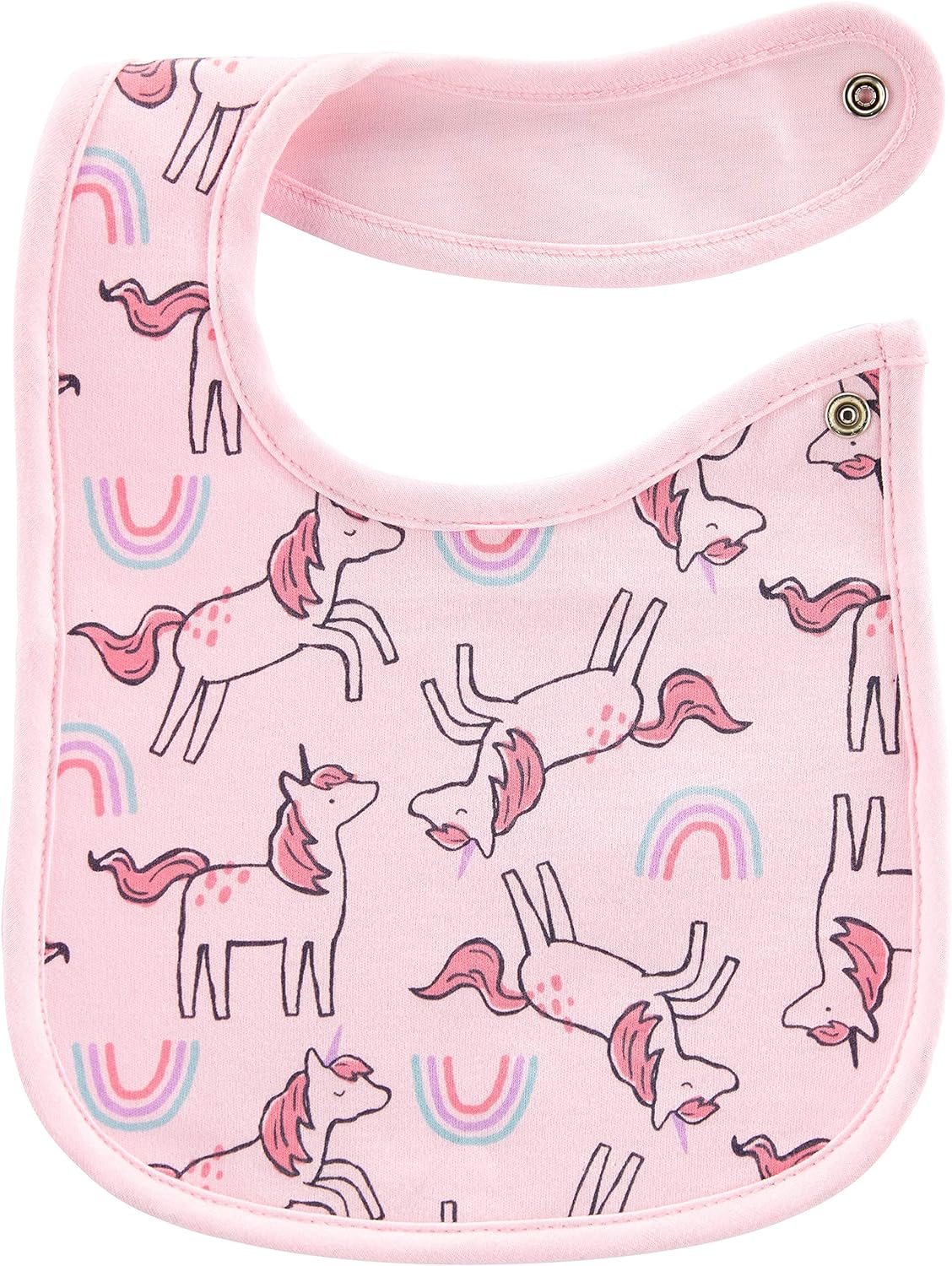 imageSimple Joys by Carters Baby Girls Teething Bibs Pack of 7MulticolorFloralUnicorn