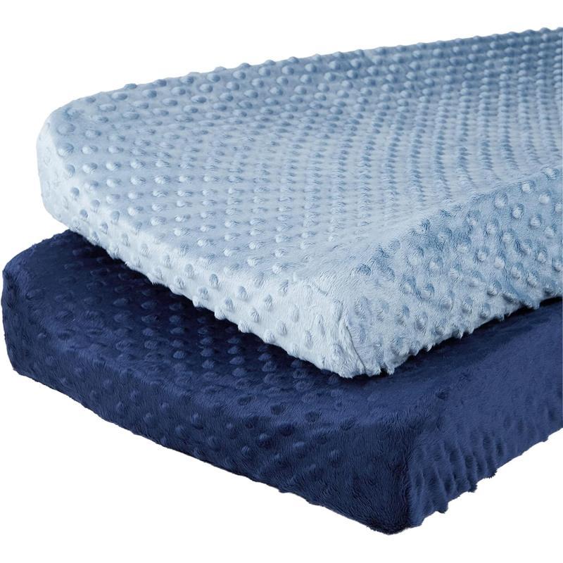 imageSimple Joys by Carters Unisex Kids Cotton Changing Pad Covers Pack of 2BlueNavy
