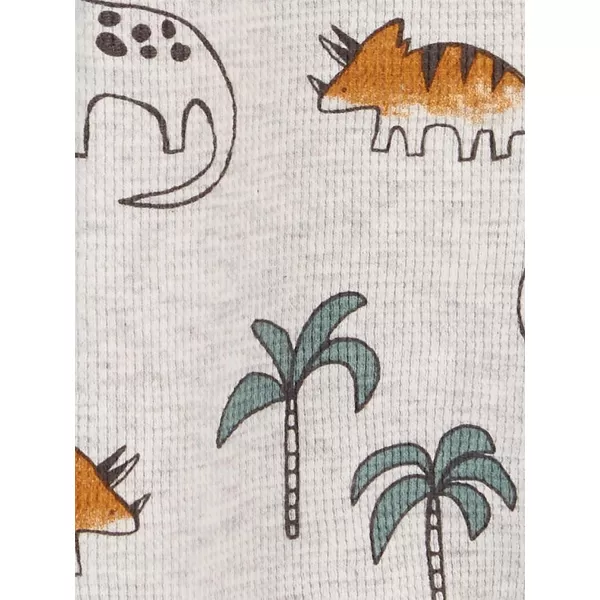 imageSimple Joys by Carters Baby Boys 2Way Zip Thermal Footed Sleep and Play Pack of 2Dusty Blue BearIvory Dinosaur