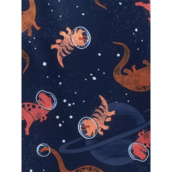 imageSimple Joys by Carters Baby Boys 4Piece Poly PajamasBlueGreyDinosaur