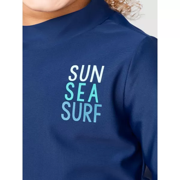 imageSimple Joys by Carters Baby Boys Swimsuit Trunk and Rashguard Set Navy White Tropical 12 MonthsSimple Joys by Carters Baby Boys Swimsuit Trunk and Rashguard Set Navy White Tropical 12 Months
